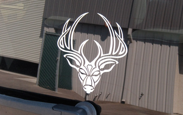 300 Whitetail Deer Sticker  6" x  6"