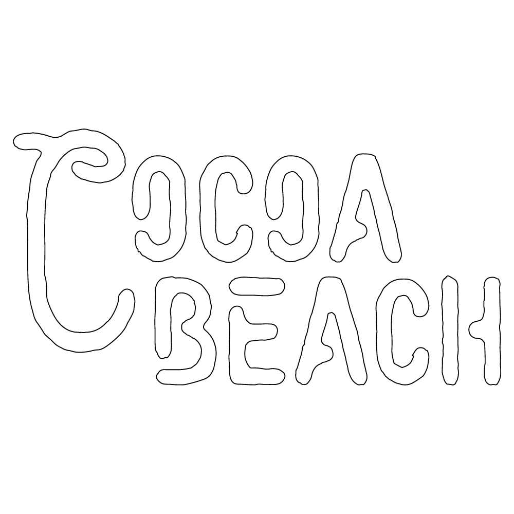 Inbloom Stickers Cocoa Beach 1 Car Sticker