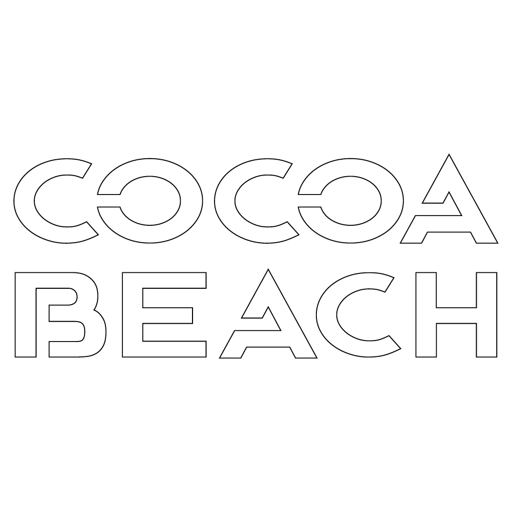 Inbloom Stickers Cocoa Beach 2 Car Sticker