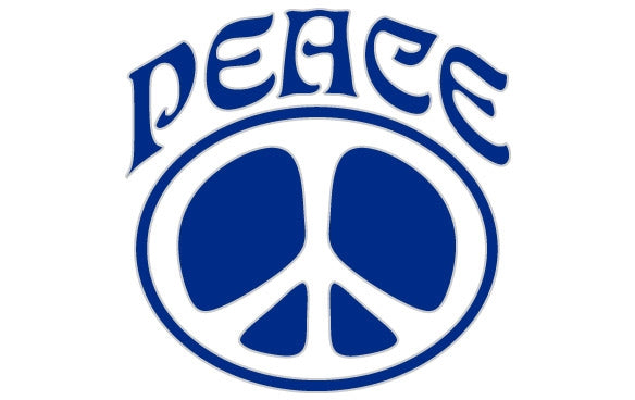 061 Big Peace Sign  5" x 5"
