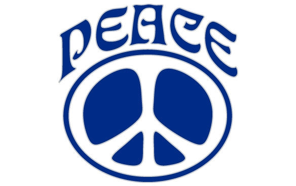 Inbloom Stickers | Big Peace Sign Car Sticker