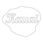 Inbloom Stickers Kauai Island Car Sticker