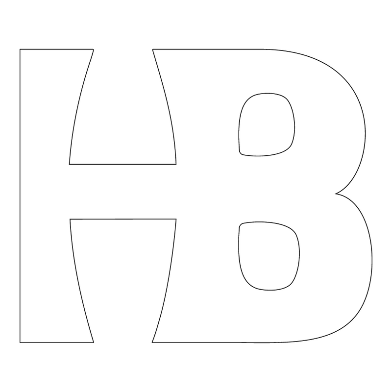 Inbloom Stickers HB Logo Car Sticker