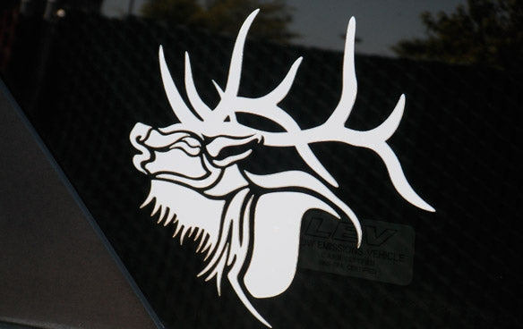302 Rocky Mountain Elk Sticker  6" x  6"