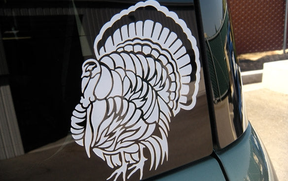 Strutting Turkey Decal