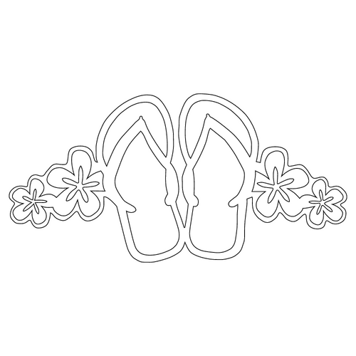 Inbloom Stickers Flowers & Flips Car Sticker