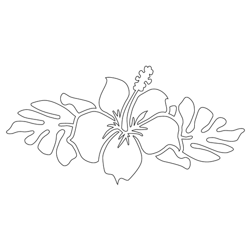 Inbloom Stickers Matson Flower Car Sticker