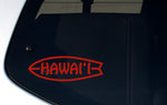 726 Hawaii Surfboard Sticker  2.8" x 5.3"