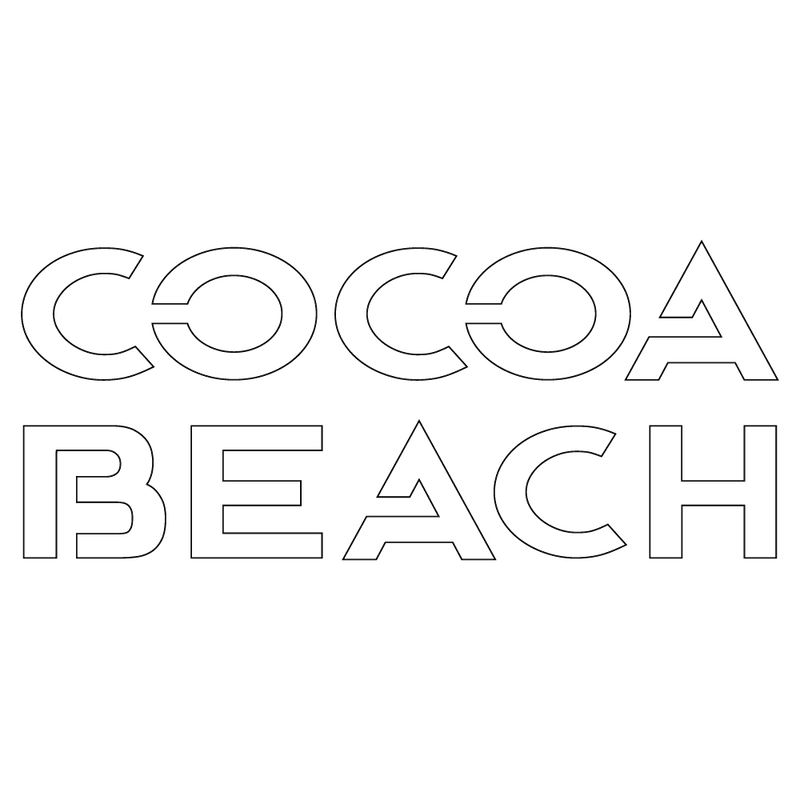 Inbloom Stickers Cocoa Beach 2 Car Sticker