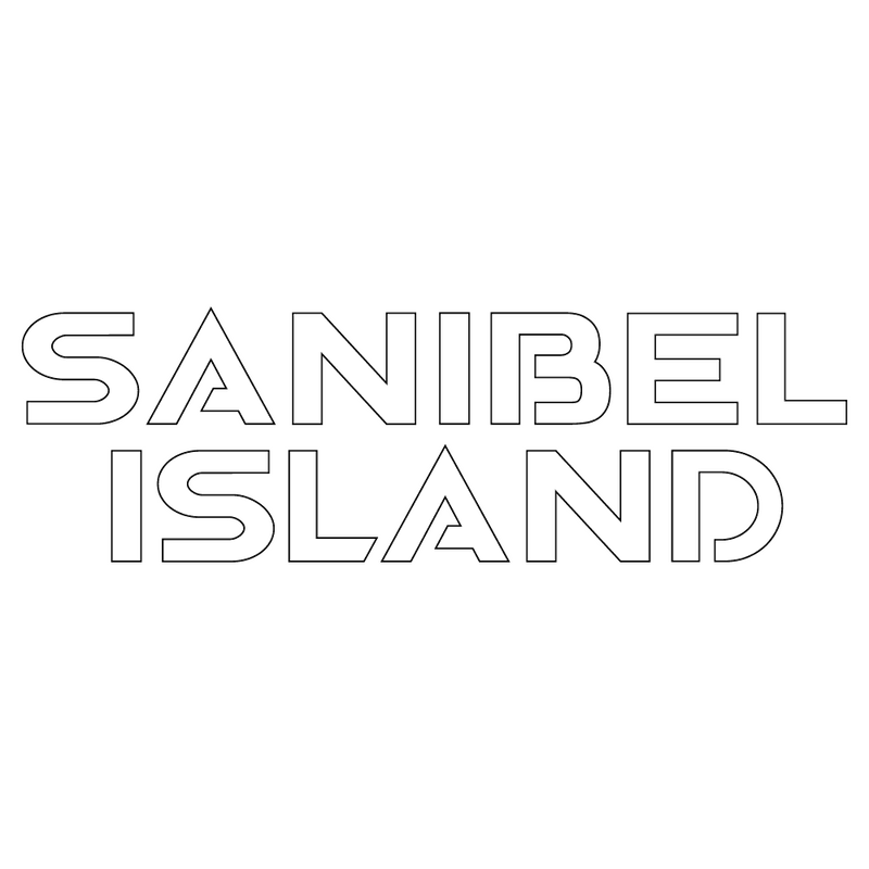 Inbloom Stickers Sanibel Island Car Sticker