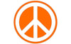 837 Peace Sign  2.5" x 2.5"